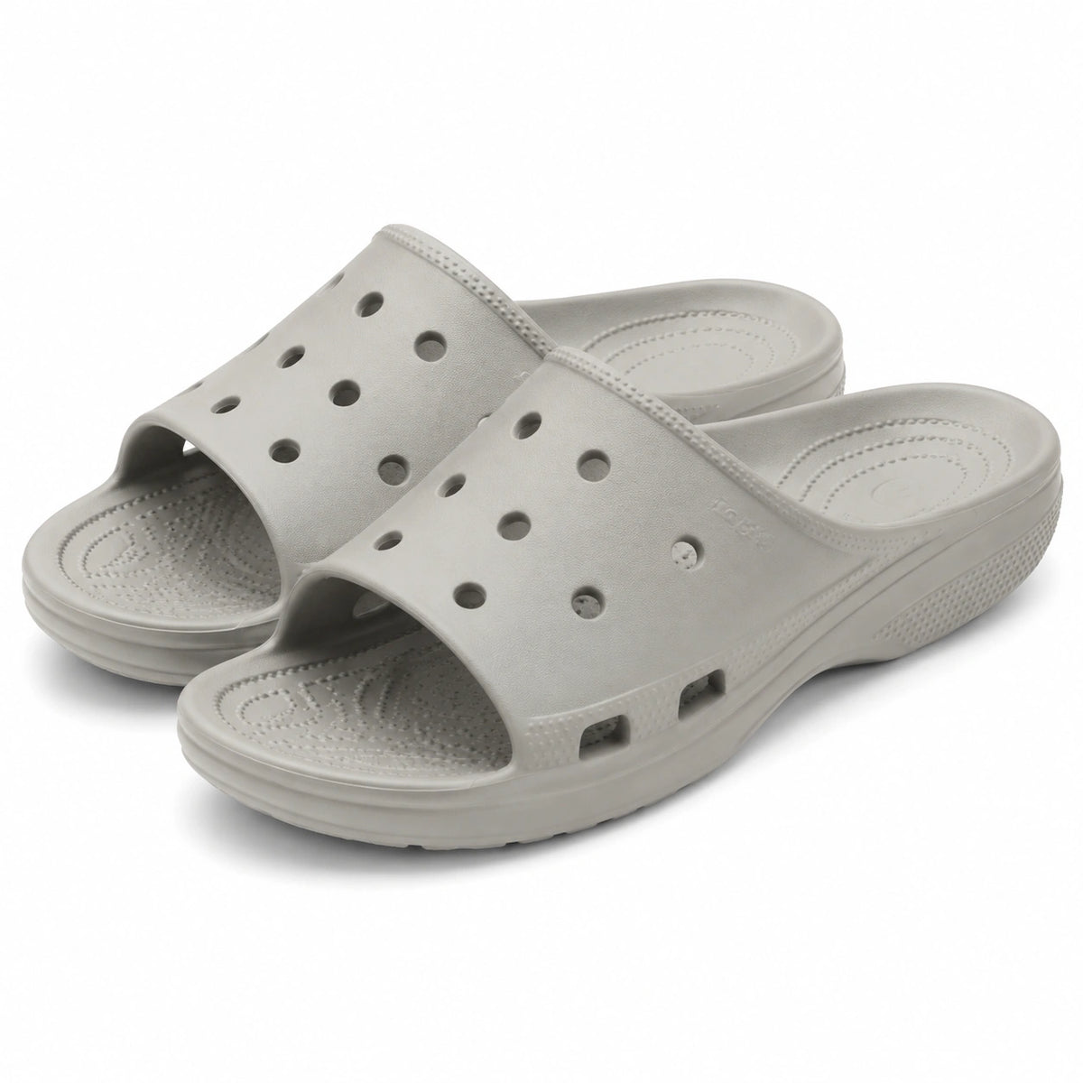 Badeschuhe 40/41 aus EVA Hellgrau mit Belüftungsöffnungen